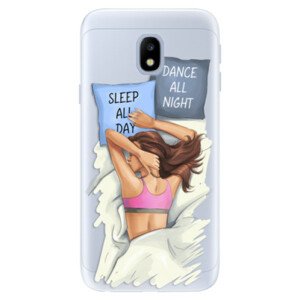 Silikónové puzdro iSaprio - Dance and Sleep - Samsung Galaxy J3 2017