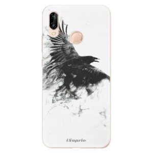 Odolné silikónové puzdro iSaprio - Dark Bird 01 - Huawei P20 Lite