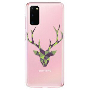 Plastové puzdro iSaprio - Deer Green - Samsung Galaxy S20
