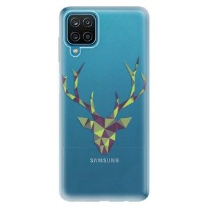 Odolné silikónové puzdro iSaprio - Deer Green - Samsung Galaxy A12