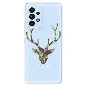 Odolné silikónové puzdro iSaprio - Deer Green - Samsung Galaxy A53 5G