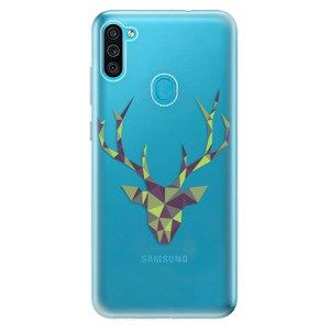 Odolné silikónové puzdro iSaprio - Deer Green - Samsung Galaxy M11