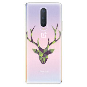 Odolné silikónové puzdro iSaprio - Deer Green - OnePlus 8