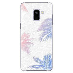 Plastové puzdro iSaprio - Digital Palms 10 - Samsung Galaxy A8+