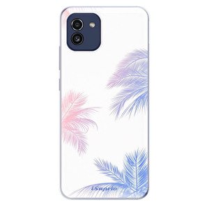 Odolné silikónové puzdro iSaprio - Digital Palms 10 - Samsung Galaxy A03