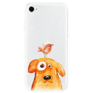 Odolné silikónové puzdro iSaprio - Dog And Bird - iPhone SE 2020