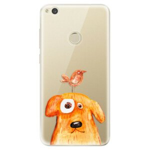 Odolné silikónové puzdro iSaprio - Dog And Bird - Huawei P9 Lite 2017