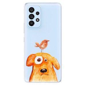 Odolné silikónové puzdro iSaprio - Dog And Bird - Samsung Galaxy A53 5G