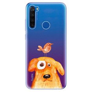 Odolné silikónové puzdro iSaprio - Dog And Bird - Xiaomi Redmi Note 8T