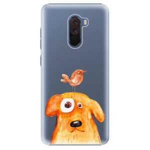 Plastové puzdro iSaprio - Dog And Bird - Xiaomi Pocophone F1