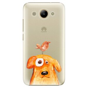 Plastové puzdro iSaprio - Dog And Bird - Huawei Y3 2017