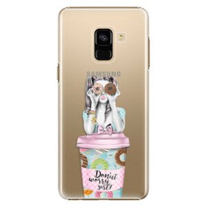 Plastové puzdro iSaprio - Donut Worry - Samsung Galaxy A8 2018