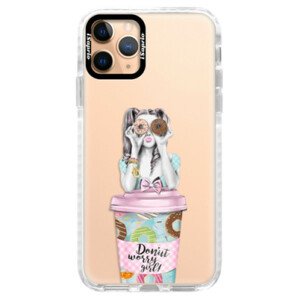 Silikónové puzdro Bumper iSaprio - Donut Worry - iPhone 11 Pro