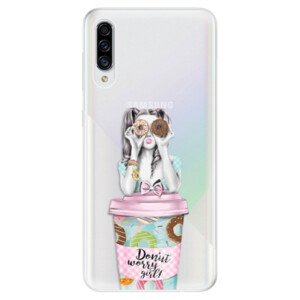 Odolné silikónové puzdro iSaprio - Donut Worry - Samsung Galaxy A30s