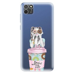 Odolné silikónové puzdro iSaprio - Donut Worry - Honor 9S