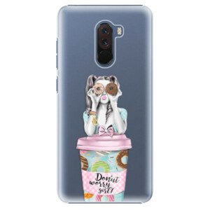 Plastové puzdro iSaprio - Donut Worry - Xiaomi Pocophone F1