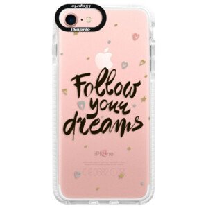 Silikónové púzdro Bumper iSaprio - Follow Your Dreams - black - iPhone 7