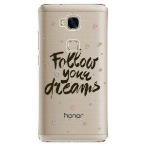 Plastové puzdro iSaprio - Follow Your Dreams - black - Huawei Honor 5X