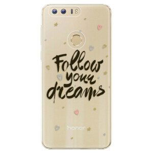 Plastové puzdro iSaprio - Follow Your Dreams - black - Huawei Honor 8