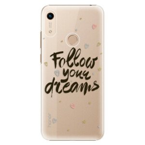 Plastové puzdro iSaprio - Follow Your Dreams - black - Huawei Honor 8A