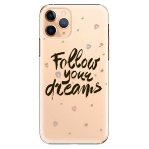 Plastové puzdro iSaprio - Follow Your Dreams - black - iPhone 11 Pro