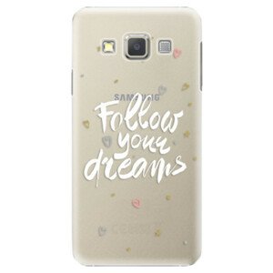 Plastové puzdro iSaprio - Follow Your Dreams - white - Samsung Galaxy A7