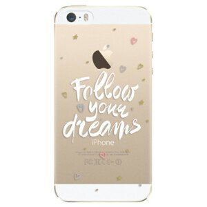 Plastové puzdro iSaprio - Follow Your Dreams - white - iPhone 5/5S/SE