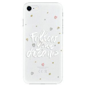 Plastové puzdro iSaprio - Follow Your Dreams - white - iPhone SE 2020