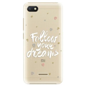 Plastové puzdro iSaprio - Follow Your Dreams - white - Xiaomi Redmi 6A