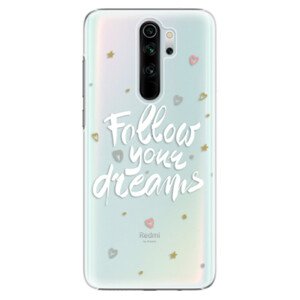 Plastové puzdro iSaprio - Follow Your Dreams - white - Xiaomi Redmi Note 8 Pro