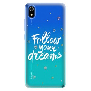 Odolné silikónové puzdro iSaprio - Follow Your Dreams - white - Xiaomi Redmi 7A