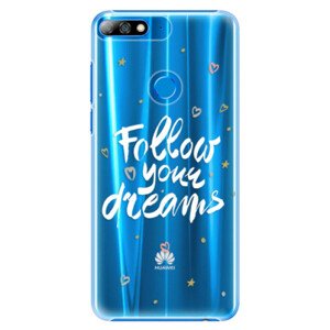 Plastové puzdro iSaprio - Follow Your Dreams - white - Huawei Y7 Prime 2018