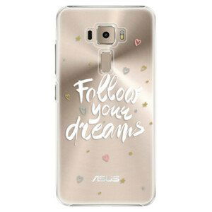 Plastové puzdro iSaprio - Follow Your Dreams - white - Asus ZenFone 3 ZE520KL