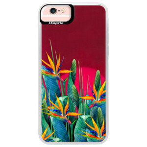 Neónové púzdro Pink iSaprio - Exotic Flowers - iPhone 6 Plus/6S Plus