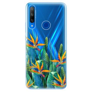 Odolné silikónové puzdro iSaprio - Exotic Flowers - Huawei Honor 9X