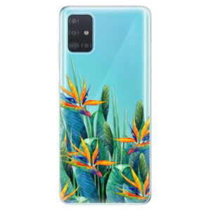 Odolné silikónové puzdro iSaprio - Exotic Flowers - Samsung Galaxy A51