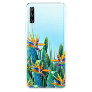Odolné silikónové puzdro iSaprio - Exotic Flowers - Huawei P Smart Pro