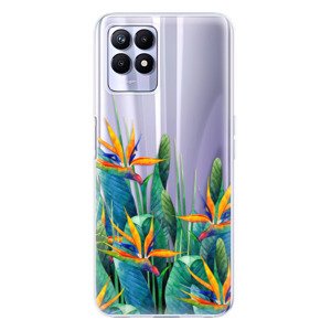 Odolné silikónové puzdro iSaprio - Exotic Flowers - Realme 8i