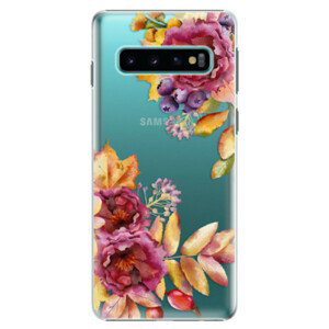 Plastové puzdro iSaprio - Fall Flowers - Samsung Galaxy S10