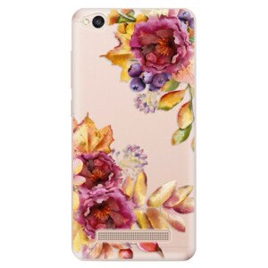 Odolné silikónové puzdro iSaprio - Fall Flowers - Xiaomi Redmi 4A