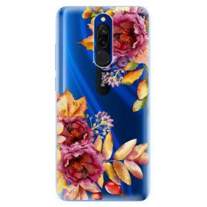 Odolné silikónové puzdro iSaprio - Fall Flowers - Xiaomi Redmi 8