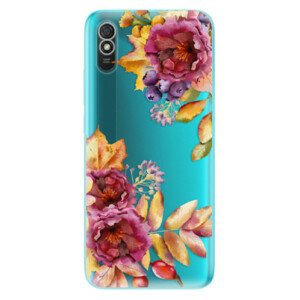 Odolné silikónové puzdro iSaprio - Fall Flowers - Xiaomi Redmi 9A