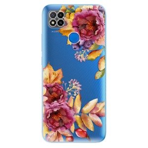 Odolné silikónové puzdro iSaprio - Fall Flowers - Xiaomi Redmi 9C