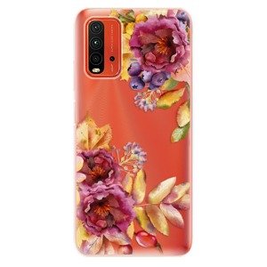 Odolné silikónové puzdro iSaprio - Fall Flowers - Xiaomi Redmi 9T