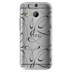Plastové puzdro iSaprio - Fancy - black - HTC One M8
