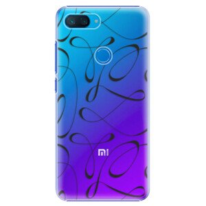 Plastové puzdro iSaprio - Fancy - black - Xiaomi Mi 8 Lite