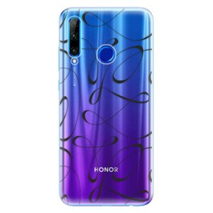 Odolné silikónové puzdro iSaprio - Fancy - black - Huawei Honor 20 Lite