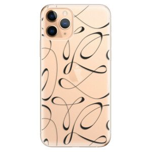 Odolné silikónové puzdro iSaprio - Fancy - black - iPhone 11 Pro