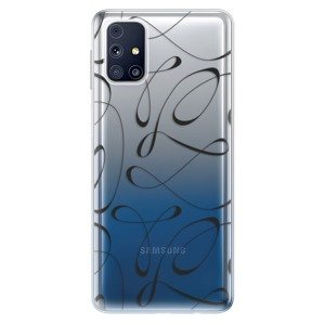 Odolné silikónové puzdro iSaprio - Fancy - black - Samsung Galaxy M31s