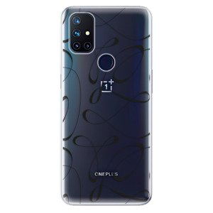 Odolné silikónové puzdro iSaprio - Fancy - black - OnePlus Nord N10 5G